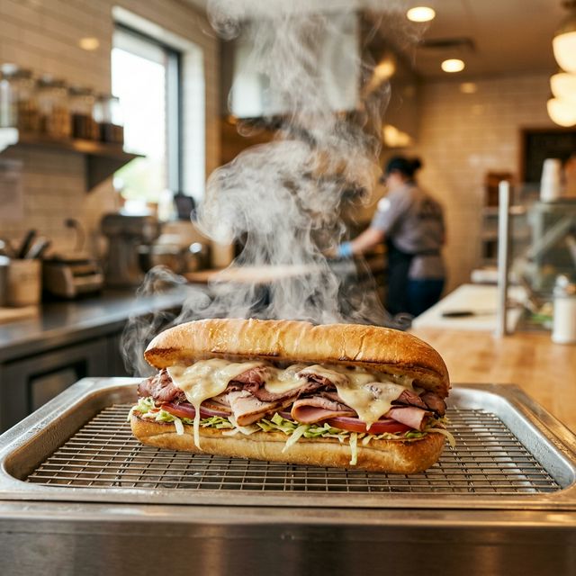 Firehouse Subs steaming hot deli meat for pregnancy safety