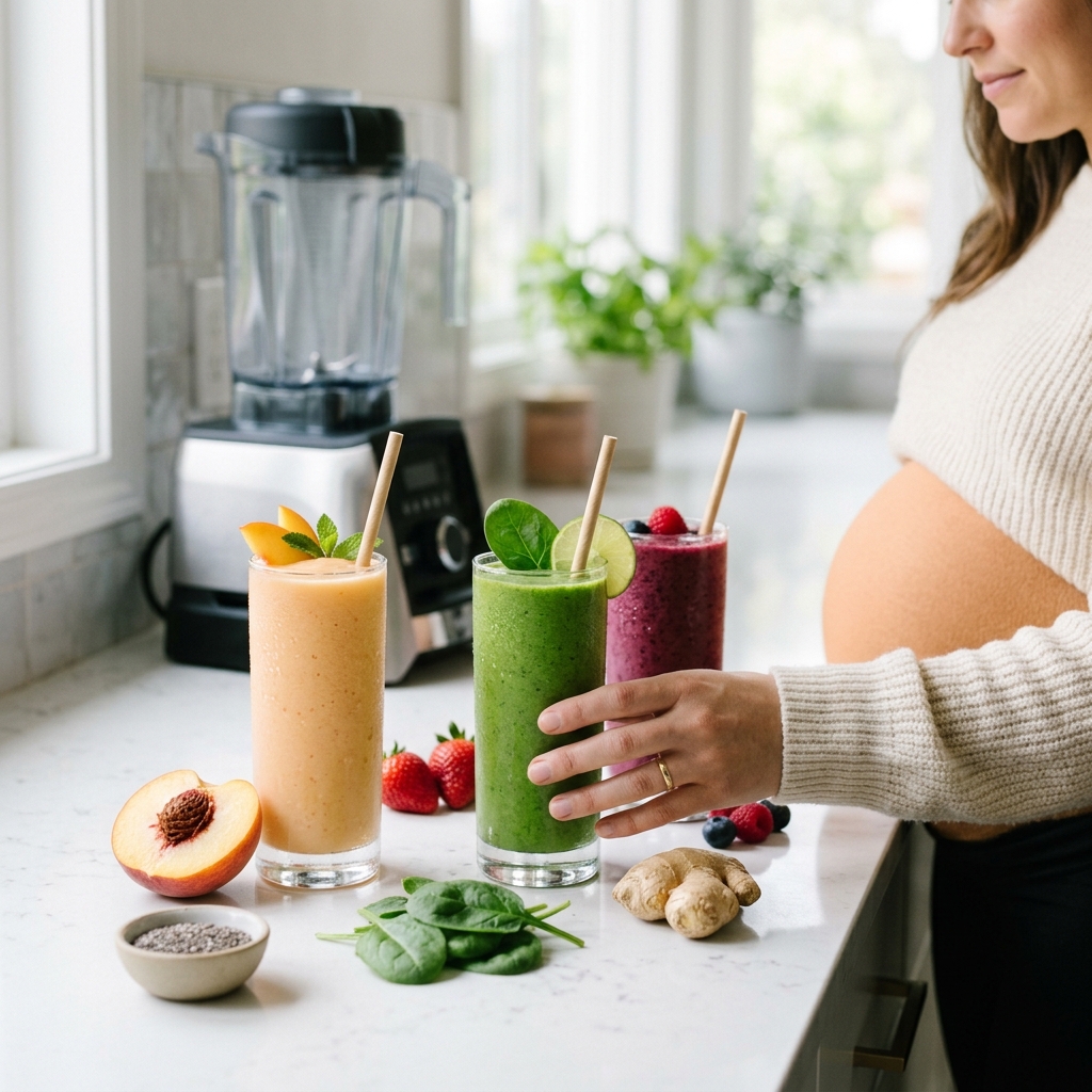 Pregnancy Smoothie Recipes: 10 Smoothies for Nausea, Iron, Protein and Constipation