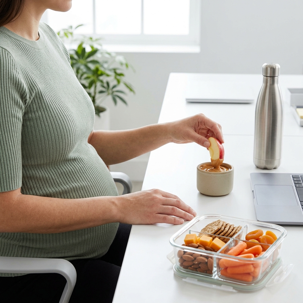 Pregnancy Snacks for Work: 15 Desk-Friendly Snacks for the 10am and 3pm Slumps