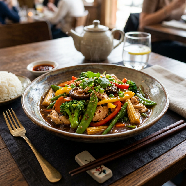 A deliciously spiced, aromatic dish illustrating safe pregnancy eating