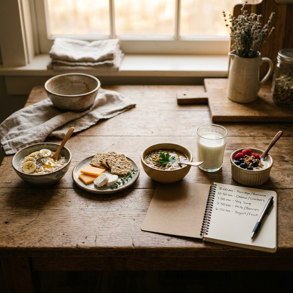 Third Trimester Meal Plan: 7 Days of Small, Frequent, Reflux-Safe Meals